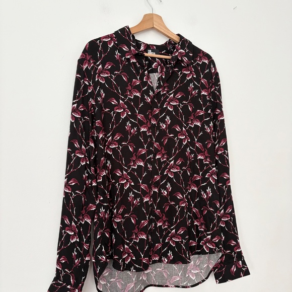 The kooples floral printed button up shirt - Picture 4 of 7